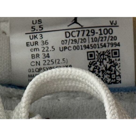 Women’s Jordan MA2 SP Summit White/Black-Light Bone Sz 5.5 Athletic - Picture 10 of 10